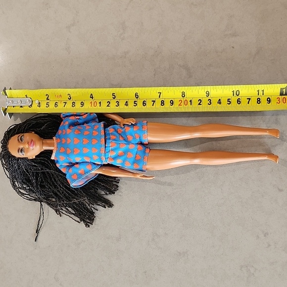 2015 Mattel Barbie Fashionistas Barbie Doll With Long Braided Dark Hair - Picture 5 of 9